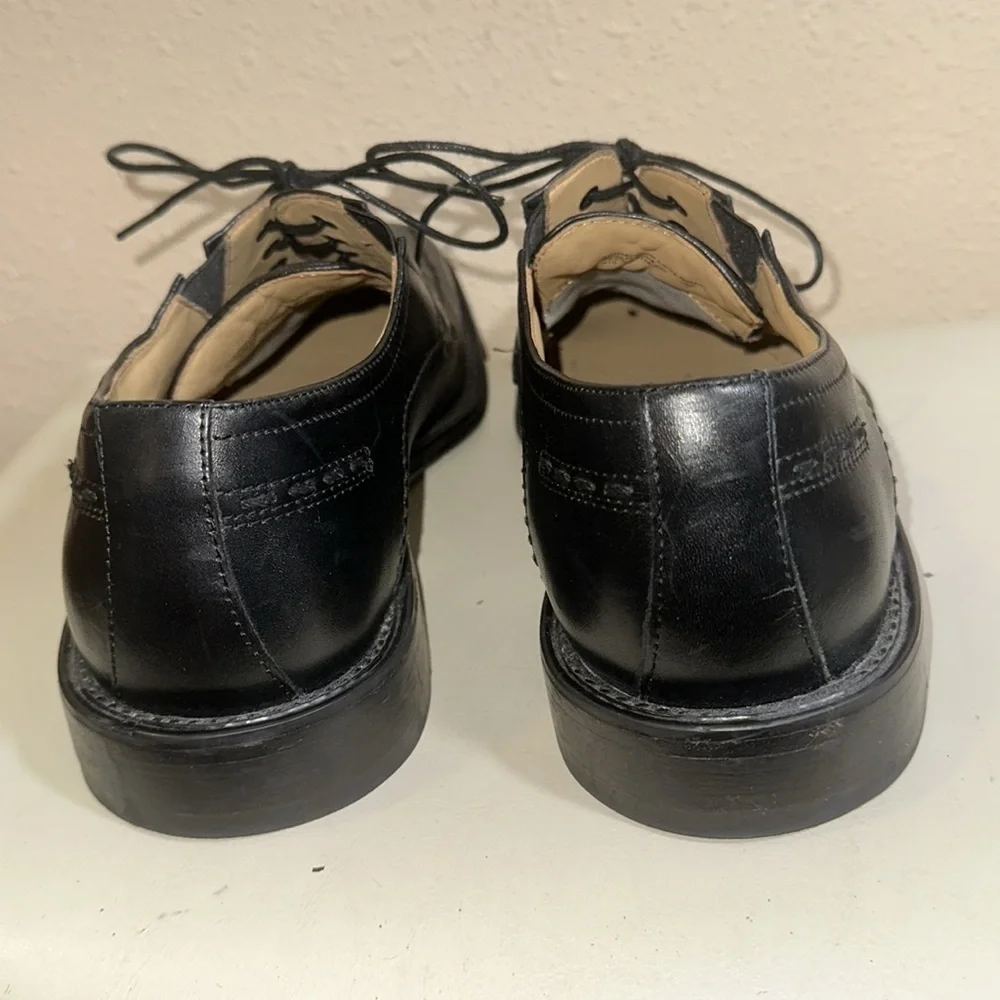 Brass boot dress shoes, size 9